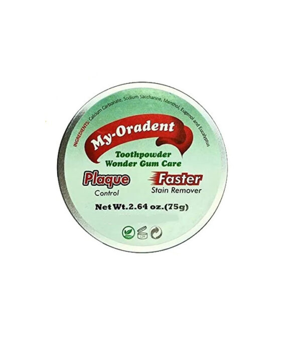 1 Unit MyOradent Tooth Powder Regular Aluminum Box